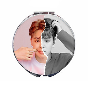 Gương mini JIMIN BTS - gương tròn trang điểm hai mặt