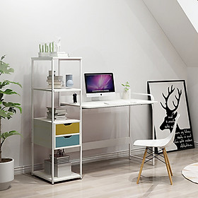 Bàn làm việc có kệ sách