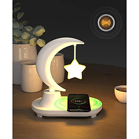 Mua Đèn trang trí phòng ngủ dễ thương DL01 pin sạc kết hợp loa bluetooth và Đế sạc không dây cho điện thoại