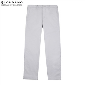 Quần Dài Kaki Nam Slim Tapered Giordano 01122002