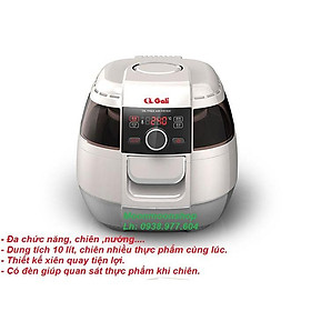 Mua NỒI CHIÊN KHÔNG DẦU  NỒI NƯỚNG CHÂN KHÔNG  DUNG TÍCH 10 LÍT