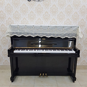 Mua Khăn phủ đàn Piano phối chân ren hoa xanh tinh tế