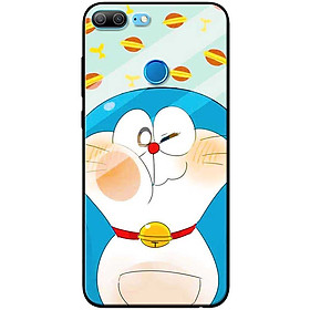 Ốp lưng dành cho Honor 9 Lite mẫu Doraemon áp kính
