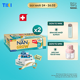 Bộ 2 Thùng 36 hộp Sữa pha sẵn Nestlé NANGROW sữa mát công thức từ Thụy Sĩ 9(4 x 110ml) - (Bé từ 1 tuổi)