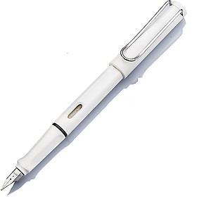 Hero (HERO) 359 Normal color series iridium gold pen F tip (gift 6 ink bag) student white