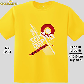 TOKYO JAPAN, mã G154. Hãy tỏa sáng như kim cương, qua chiếc áo thun Goking siêu hot cho nam nữ trẻ em, cặp đôi, gia đình, đội nhóm