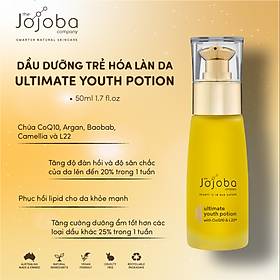 Dầu dưỡng trẻ hóa làn da Ultimate Youth Potion 50ml - The Jojoba Company