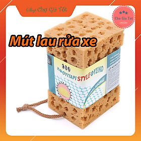 Mút lau rửa xe hơi ô tô có dây treo