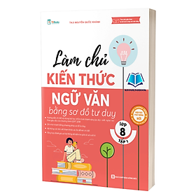 Làm Chủ Kiến Thức Ngữ Văn Bằng Sơ Đồ Tư Duy Lớp 8 - Tập 1 (MC) - Lam Hồng