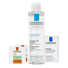 Bộ Sản Phẩm Tẩy Trang Làm Sạch Sâu La Roche-Posay Micellar Water (200ml)