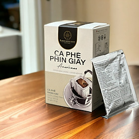 Cà phê Phin Giấy Trung Nguyên Americano(  Hộp 10 Gói)