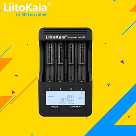 LIITOKALA LII-500 LCD 3.7V/1.2V AA/AAA 18650/26650/16340/14500/10440/18500 Bộ sạc pin với màn hình 12V2A