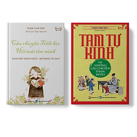 Sách PANDABOOKS Combo 2 cuốn những câu chuyện triết học+Tam tự kinh và những câu chuyện tham khảo
