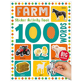 Nơi bán 100 Words Farm Sticker Activity Book - Giá Từ -1đ
