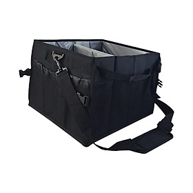 Portable BBQ Tool Storage Bag Organizer Grill Tool Carrying Bag Barbecue Equipment Storage Bag Waterproof for Car Travel Camping Picnic RV