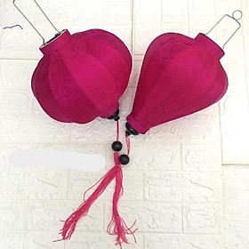 Mua đèn lồng hội an lụa tơ tằm