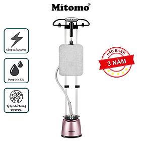 Bàn là hơi nước đứng cao cấp Mitomo GC-899 Max, công suất 2500W hàng chính hãng bảo hành 3 năm