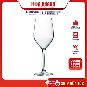 Mua Ly Rượu Vang Thuỷ Tinh Luminarc Mineral 270ML  350ML & 450ML - bộ 6 ly - H2316  H2317 & H2318