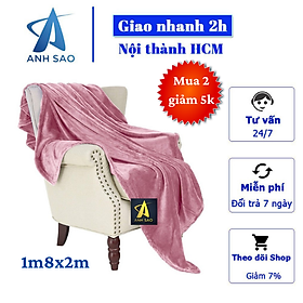 Mền Lông cừu cao cấp Ánh Sao - kích thước lớn - 1m8 x 2m