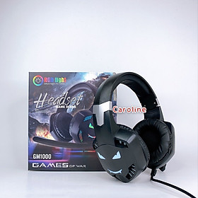 Mua Tai Nghe Chụp Tai Gaming Floveme GM1000  Có Míc Nói Voice  Dây Cắm Đầu Jack 3 5mm  Loa 50mm To  Âm Bass Lớn-Hàng chính hãng