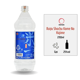 Rượu Shochu Kome no Hajime 2700ml 25%