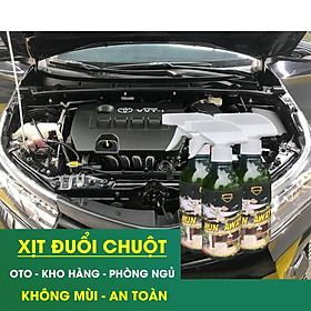 Chai xịt đuổi chuột gián và côn trùng hiệu quả cao cho ô tô nhà ở an toàn