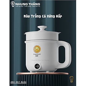 Nồi Lẩu Điện mini SDD-18 - Ca Nấu Mì,Chiên,Sào Đa Năng - Dung Tích 1.8L - Lòng Nồi Thép Chống rỉ Chống Dính - Tay Cầm Cách Nhiệt