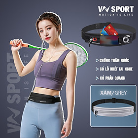 Túi đeo hông chạy bộ thời trang nam nữ VNSPORT - VNS027, Túi thiết kế gọn nhẹ chống thấm nước phù hợp cho các bộ môn thể thao và dã ngoại