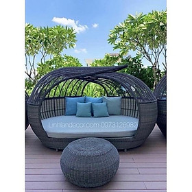 Mua Sofa mây nhựa  giường bể bơi  giường tắm bể bơi