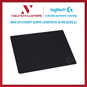 Bàn di chuột game Logitech G740 chống trượt kích thước 460 x 600 x 3 mm