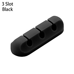 Mua Kẹp Silicon 3 lỗ giữ dây sạc điện thoại  dây cáp USB  dây điện dính cạnh bàn  tường