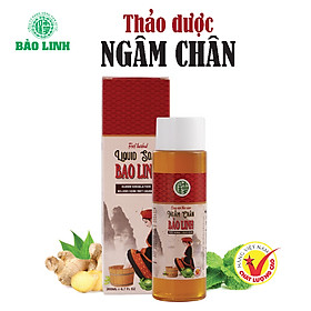 Nước Ngâm Chân Thảo Dược Bảo Linh 70ml  chiết xuất thảo dược,dùng siêu tiết kiệm, Dưỡng da chân, Khử mùi hôi chân, Lưu thông khí huyết