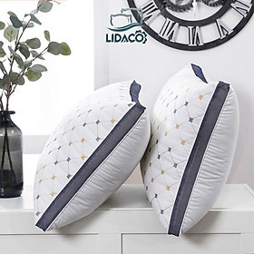 Mua Đôi ruột gối nằm trần trám LIDACO cao cấp bông tự nhiên vải cotton 100% kích thước 50x70cm (2 chiếc)