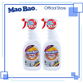 Combo 02 chai Nước Tẩy Đa Năng Mao Bao 600ml A