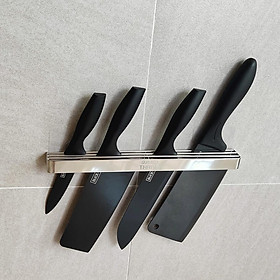 Kệ ,giá cài dao 3 ngăn kệ treo dao nhà bếp ongcamdao inox 304 cao cấp