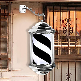 Rotating Barber Pole Light Hairdressing LED Stripes Outdoor