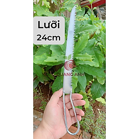 Mua Cưa Gỗ Thép Trắng Nhỏ Gọn - Cưa Cán Sắt Bền - Siêu Sắc Bén Lưỡi Dài 17cm vs 24cm