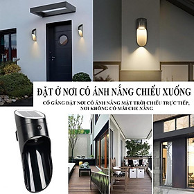 Mua Đèn LED cảm ứng năng lượng mặt trời (Trắng  ánh sáng Vàng)