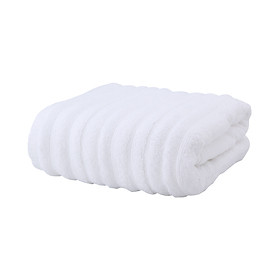 Mua Khăn tắm FLICK vải cotton cao cấp mềm mịn thấm hút tốt  màu trắng trơn đơn giản không họa tiết  size lớn 70x140cm | Index Living Mall - Phân phối độc quyền tại Việt Nam