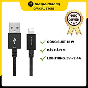 Mua Cáp Lightning MFI 1m Mbest DS950-WB Đen - Hàng chính hãng
