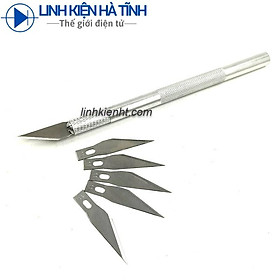Mua Dao khắc cắt mạch + 5 lưỡi (cán tròn)