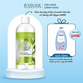 [Tặng dầu gội trẻ em 300ml] Nước hoa hồng kiềm dầu Eveline Facemed 400ml