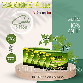 Com Bo 5 Hộp Viên Ngậm Zarbee-Plus