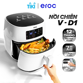 Mua Nồi Chiên Không Dầu Điện Tử Eroc V-D1 Chống Dính 5.5L Màn Hình Cảm Ứng Chạm - Hàng Chính Hãng