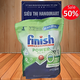 Viên rửa bát Finish Eco 0% - 70 viên/ hộp