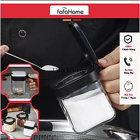 Mua Lọ Đựng Gia Vị Có Thìa Vuông  Hủ Đựng Gia Vị Bằng Thủy Tinh Cao Cấp Kèm Muỗng Inox Chống Côn Trùng
