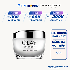 Kem Dưỡng Da Ban Ngày OLAY Luminous Trắng Da Mờ Thâm Nám SPF15+ 50g