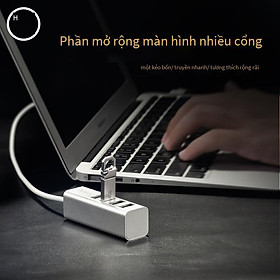 Bộ chia USB bốn cổng hoco HB1 phong cách mới nhất cắm điện thoại di động máy tính phổ thông máy tính xách tay thông minh mở rộng USB