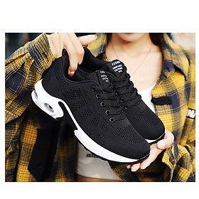 Giày Thể Thao Nữ, Giày Sneaker Chạy Bộ Đế Êm Vải Thoáng Khí S103 Có 2 màu