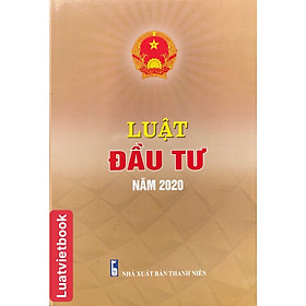 Hình ảnh sách Luật Đầu Tư Năm 2020 